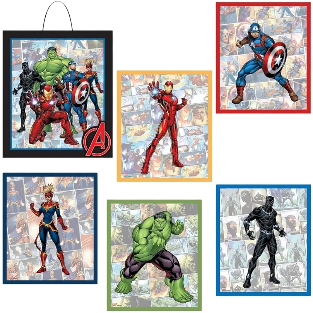 Marvel Avengers Powers Unite Exclusive Wall Frame & Cutouts